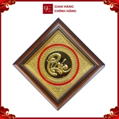 Tranh Đồng Chữ Phúc ( 40x40cm ) - Cửu Diệu Thiên - CP002