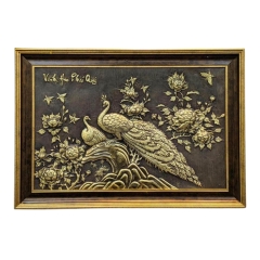 Tranh Vinh Hoa Phú Quý - Đồ Đồng Cao Cấp - Cửu Diệu Thiên - THN022