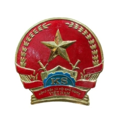 Quốc Huy Viện Kiểm Sát - Đồ Đồng Cao Cấp - Cửu Diệu Thiên - THN147