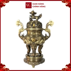 Đỉnh Đồng Phúc Lộc Thọ Khang Ninh - Đồ Đồng Cao Cấp - Cửu Diệu Thiên - ZC005