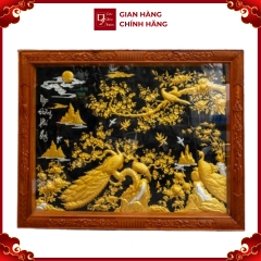 Tranh Vinh Hoa Phú Quý - Đồ Đồng Cao Cấp - Cửu Diệu Thiên - THN023