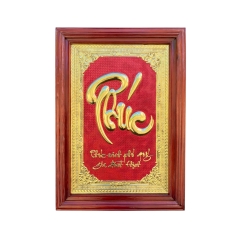 Tranh Đồng Chữ Phúc ( 48x68cm ) - Cửu Diệu Thiên - THN243