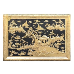 Tranh Đồng Quê - Đồ Đồng Cao Cấp - Cửu Diệu Thiên - THN399