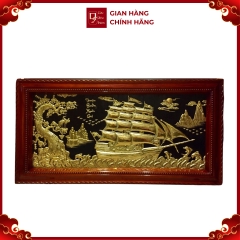 Tranh Thuận Buồm Xuôi Gió - Đồ Đồng Cao Cấp - Cửu Diệu Thiên - THN419