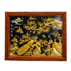 Tranh Vinh Hoa Phú Quý - Đồ Đồng Cao Cấp - Cửu Diệu Thiên - THN023