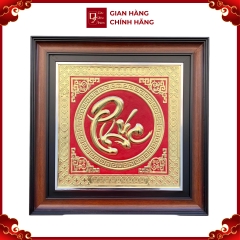 Tranh Đồng Chữ Phúc ( 55x55cm ) - Cửu Diệu Thiên - THN231