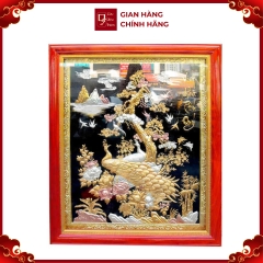 Tranh Vinh Hoa Phú Quý - Đồ Đồng Cao Cấp - Cửu Diệu Thiên - THN024