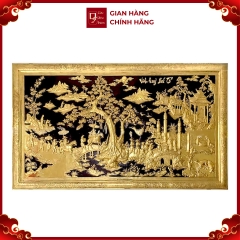 Tranh Vinh Quy Bái Tổ - Đồ Đồng Cao Cấp - Cửu Diệu Thiên - THN005