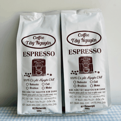Cà phê nguyên chất ARABICA s18 chế biến khô - gói 500gr