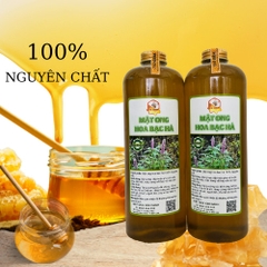 Mật Ong Hoa Bạc Hà Chai 1000ml