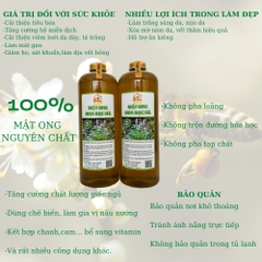 Mật Ong Hoa Bạc Hà Chai 1000ml