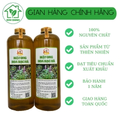 Mật Ong Hoa Bạc Hà Chai 1000ml