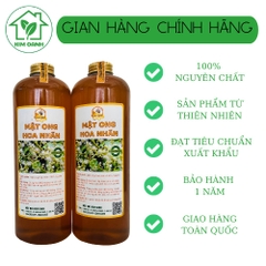 Mật Ong Hoa Nhãn - Chai 1000ml