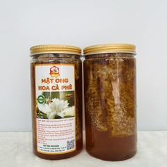 Mật Ong Hoa Cà Phê Nguyên Sáp - Hũ 1000ml