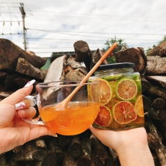 Chanh Đào Ngâm Mật Ong - Hũ 750ml
