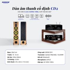 DÀN ÂM THANH CỐ ĐỊNH CD2