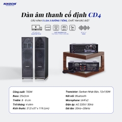 DÀN ÂM THANH CỐ ĐỊNH CD4