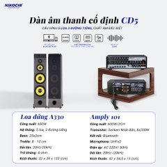 DÀN ÂM THANH CỐ ĐỊNH CD5!