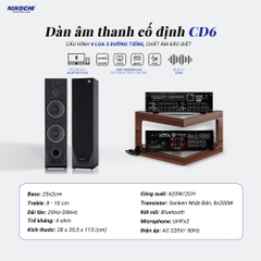 DÀN ÂM THANH CỐ ĐỊNH CD6
