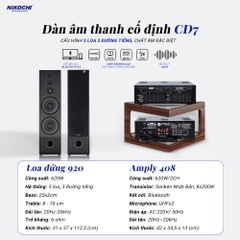 DÀN ÂM THANH CỐ ĐỊNH CD7!