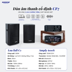 DÀN ÂM THANH CỐ ĐỊNH CF7!