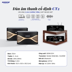 DÀN ÂM THANH CỐ ĐỊNH CT2