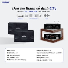 DÀN ÂM THANH CỐ ĐỊNH CT5