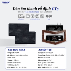 DÀN ÂM THANH CỐ ĐỊNH CT5!