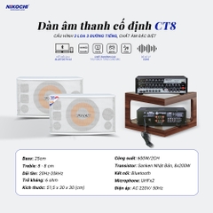 DÀN ÂM THANH CỐ ĐỊNH CT8