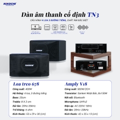 DÀN ÂM THANH CỐ ĐỊNH TN3!