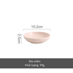 Bộ bát đĩa basic Nordic Pearl - TC70