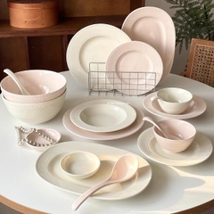Bộ bát đĩa basic Nordic Pearl - TC70