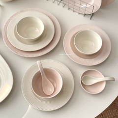 Bộ bát đĩa basic Nordic Pearl - TC70