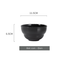 Bộ bát đĩa gốm sứ Tịnh Sắc phong cách Bắc Âu - TC87