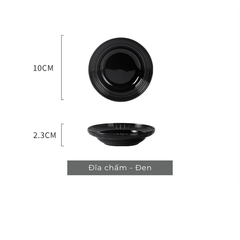 Bộ bát đĩa gốm sứ Tịnh Sắc phong cách Bắc Âu - TC87