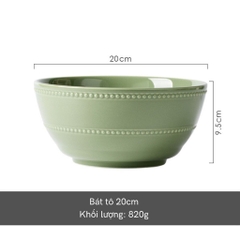 Bộ bát đĩa basic Nordic Pearl - TC70