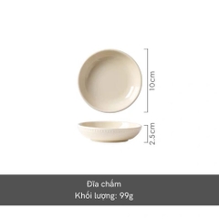Bộ bát đĩa basic Nordic Pearl - TC70