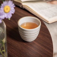 Bộ ấm trà vân nâu (1 ấm + 5 cốc) - TC59