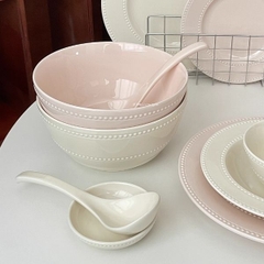 Bộ bát đĩa basic Nordic Pearl - TC70