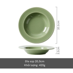 Bộ bát đĩa basic Nordic Pearl - TC70