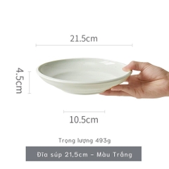 Bộ bát đĩa thượng hạng Minimalis - trơn pastel màu multi - GT04