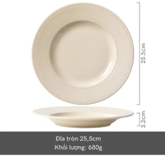 Bộ bát đĩa basic Nordic Pearl - TC70