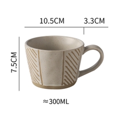 Cốc sứ phong cách thủ công Nhật Bản nhiều họa tiết - PT69