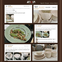 Bộ bát đĩa basic Nordic Pearl - TC70