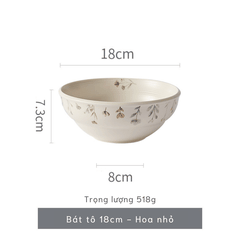 Bộ bát đĩa thượng hạng Minimalis - trơn pastel màu multi - GT04