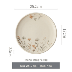 Bộ bát đĩa thượng hạng Minimalis - trơn pastel màu multi - GT04