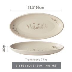 Bộ bát đĩa thượng hạng Minimalis - trơn pastel màu multi - GT04