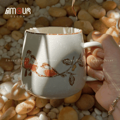 Cốc sứ phong cách Nhật Bản men tiêu - PT123