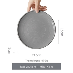 Bộ bát đĩa thượng hạng Minimalis - trơn pastel màu multi - GT04