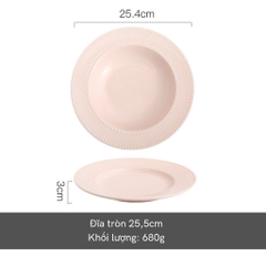 Bộ bát đĩa basic Nordic Pearl - TC70